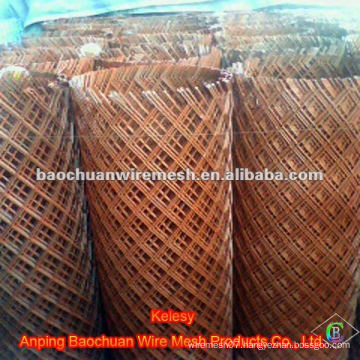 High quality orange steel nets in rolls in stock